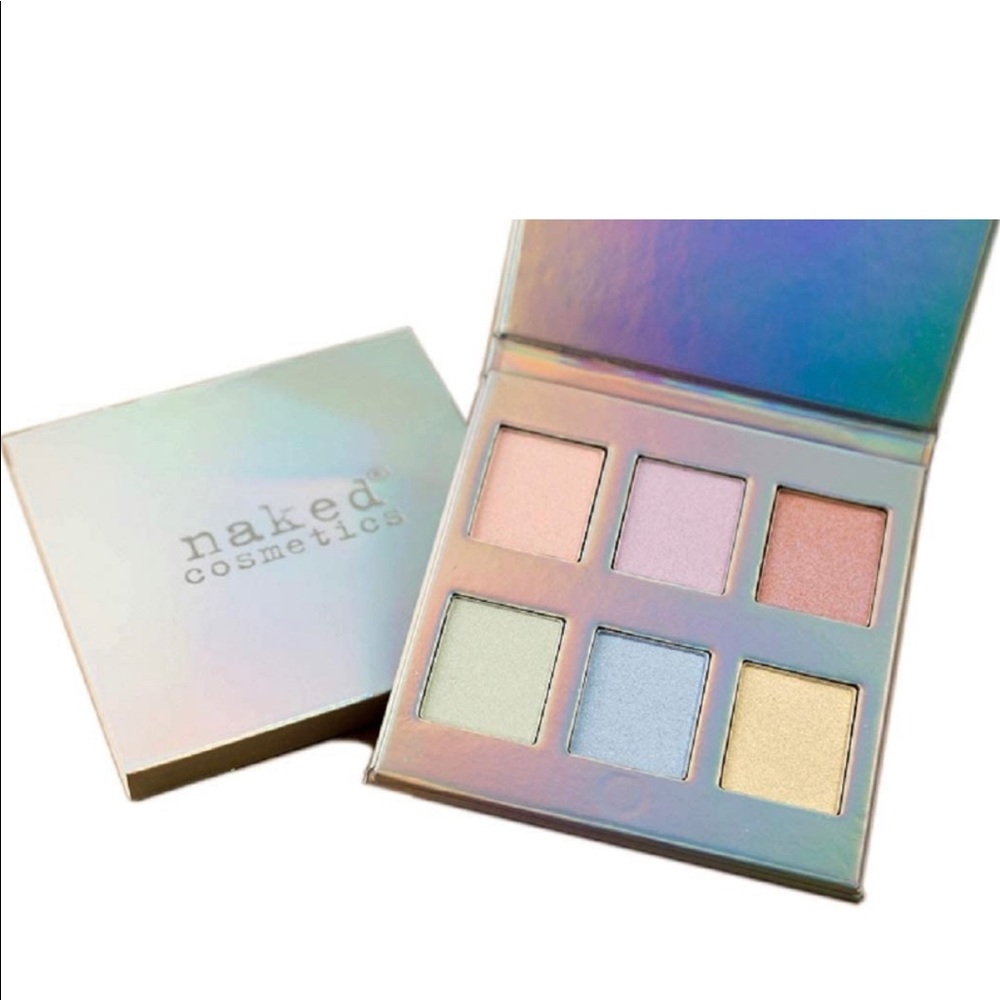 NEW Naked Cosmetics HOLOGRAPHIC HIGHLIGHTER EYE-SHADOW PALETTE (6 Colors)